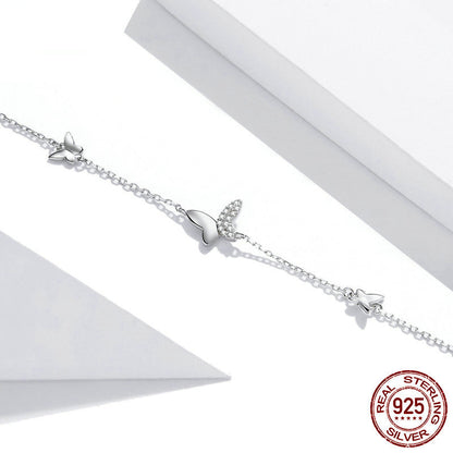 925 Silver Butterfly Dancing Bracelet for Women – photo 2 – Avaiya Gems