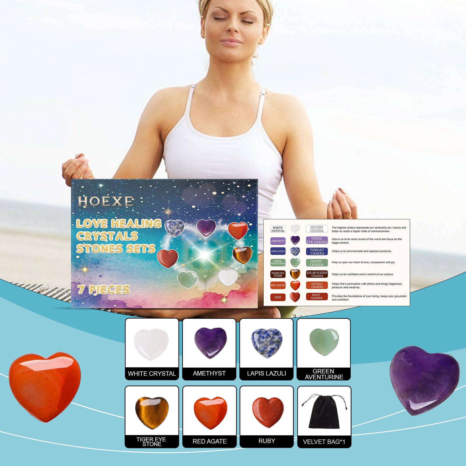Love Crystal Healing Stone Set – Avaiya Gems