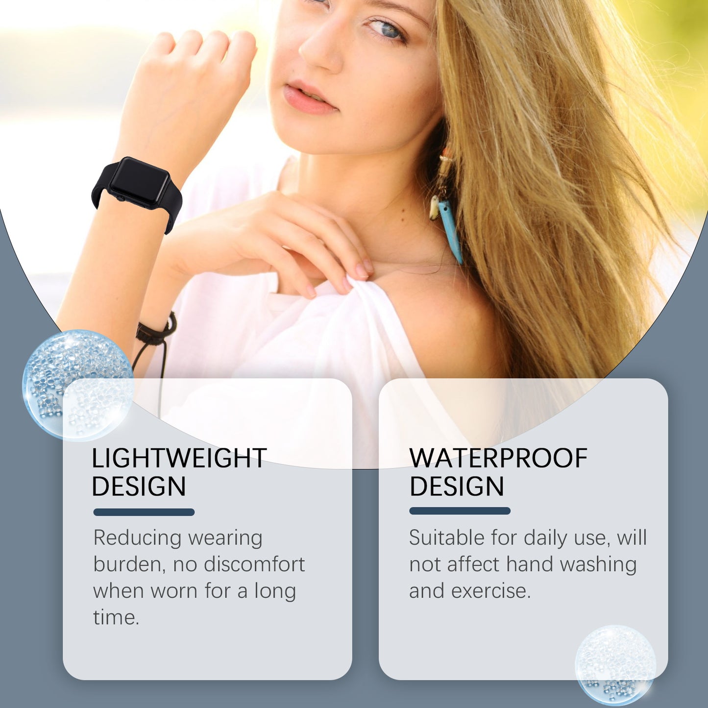 Houkea Body Care Watch Daily Lightweight Care Bracelet Unisex Fashion Personality Silicone Watch – photo 4 – Avaiya Gems
