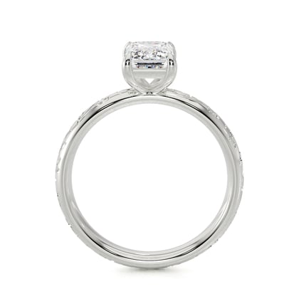 Vintage Solitaire Diamond Engagement Ring – alternate view