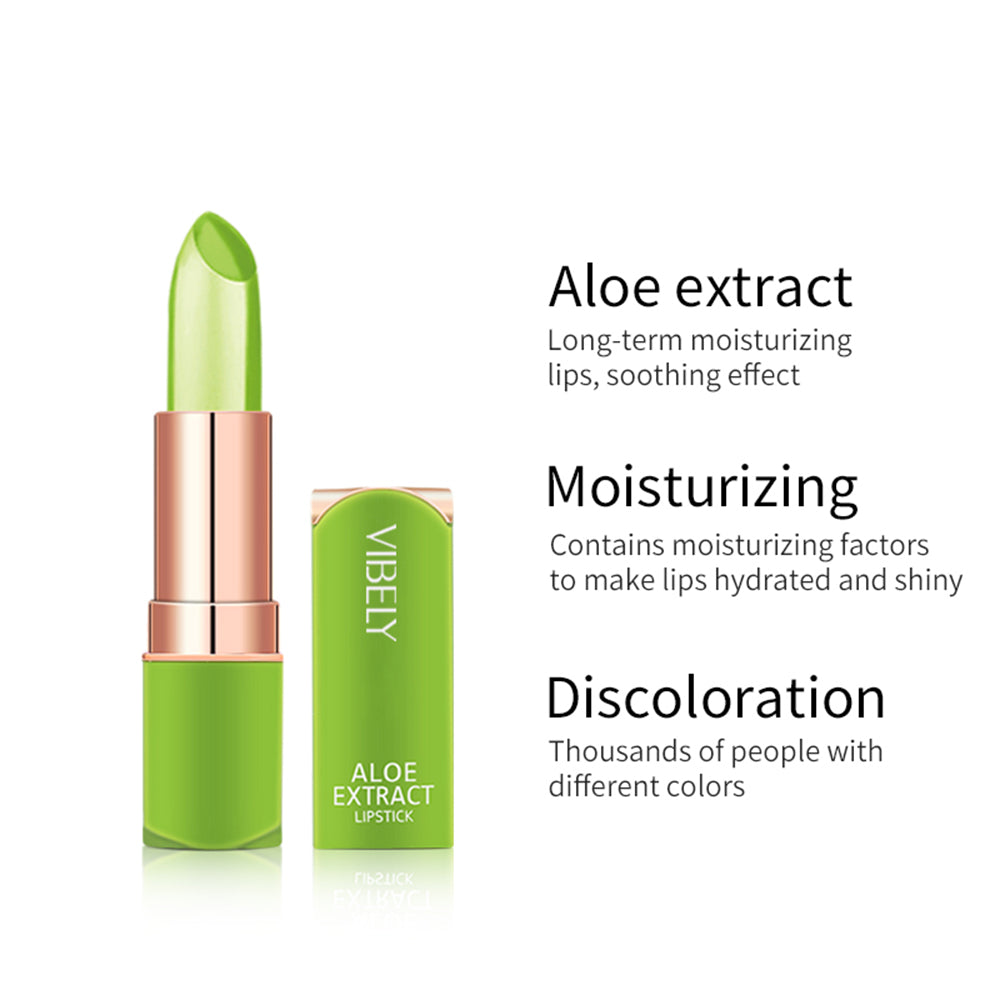 VIBELY Aloe Vera Moisturizing Moisturizing Warm Color Jelly Lipstick Lip Gloss Lip Care Lip Care ... – photo 5 – Avaiya Gems