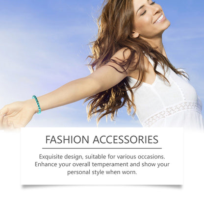Blue Turquoise Bracelet, Simple And Elegant Personality With Stylish Accessories Hand Decoration ... – photo 3 – Avaiya Gems