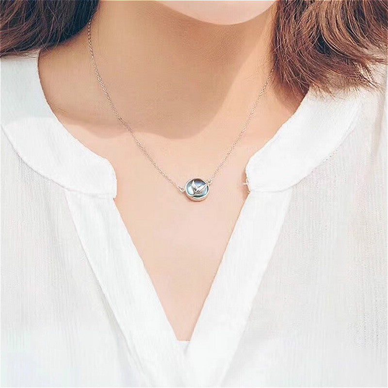 Flyleaf Mermaid Foam Necklaces & Pendants For Women 100% 925 Sterling Silver Lady Fashion Jewelle... – Avaiya Gems