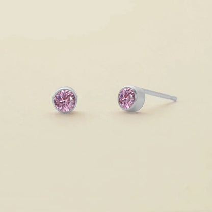 Birthstone Stud Earrings – Personalized Monthly Gemstone Jewelry