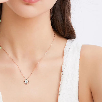 1 Carat Moissanite 925 Sterling Silver Necklace – photo 4 – Avaiya Gems
