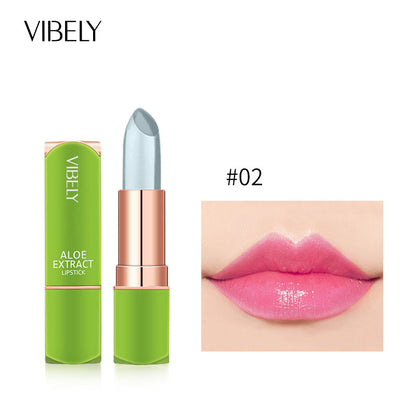 VIBELY Aloe Vera Moisturizing Moisturizing Warm Color Jelly Lipstick Lip Gloss Lip Care Lip Care ... – photo 7 – Avaiya Gems