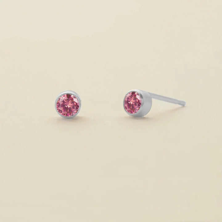 Birthstone Stud Earrings – Personalized Monthly Gemstone Jewelry