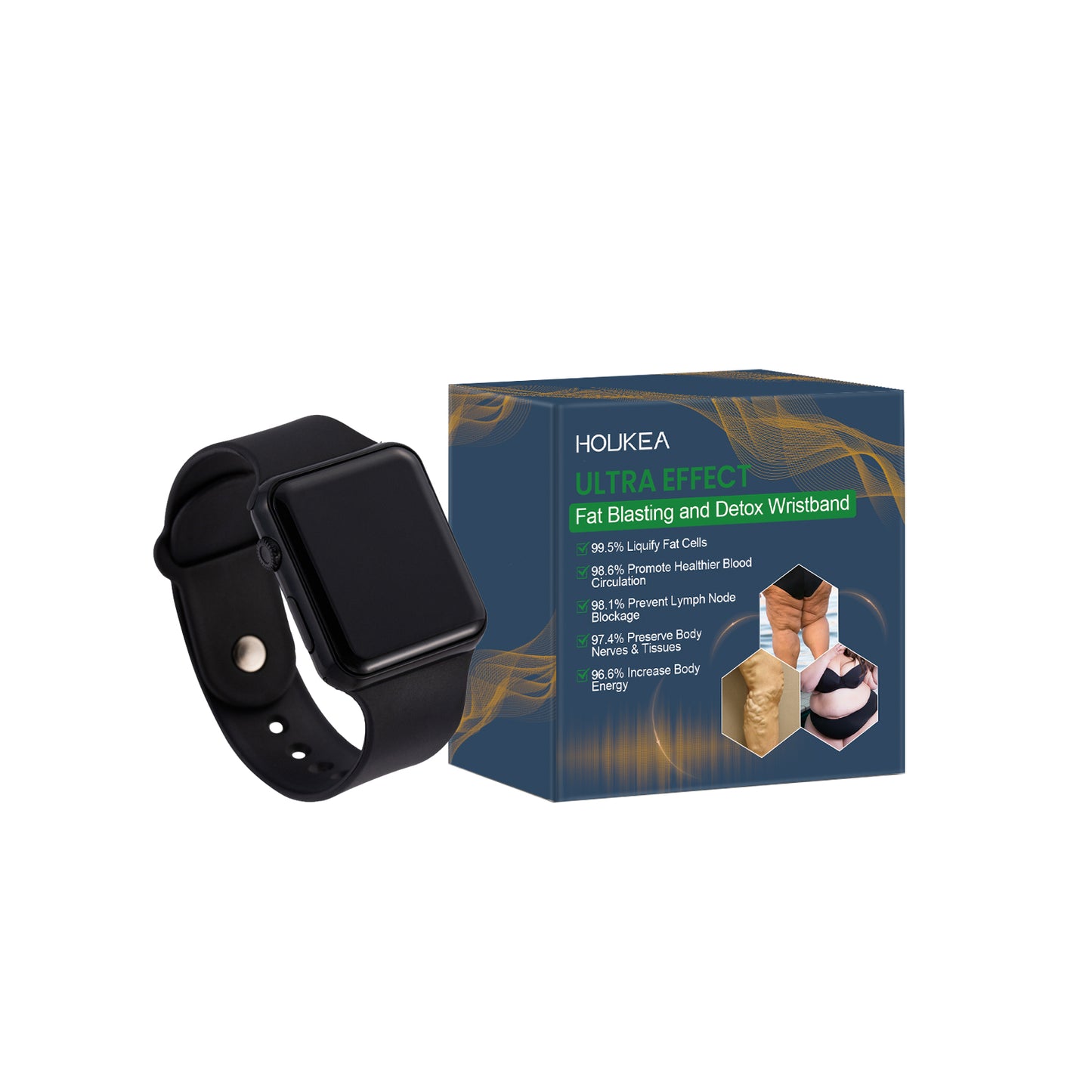 Houkea Body Care Watch Daily Lightweight Care Bracelet Unisex Fashion Personality Silicone Watch – Avaiya Gems
