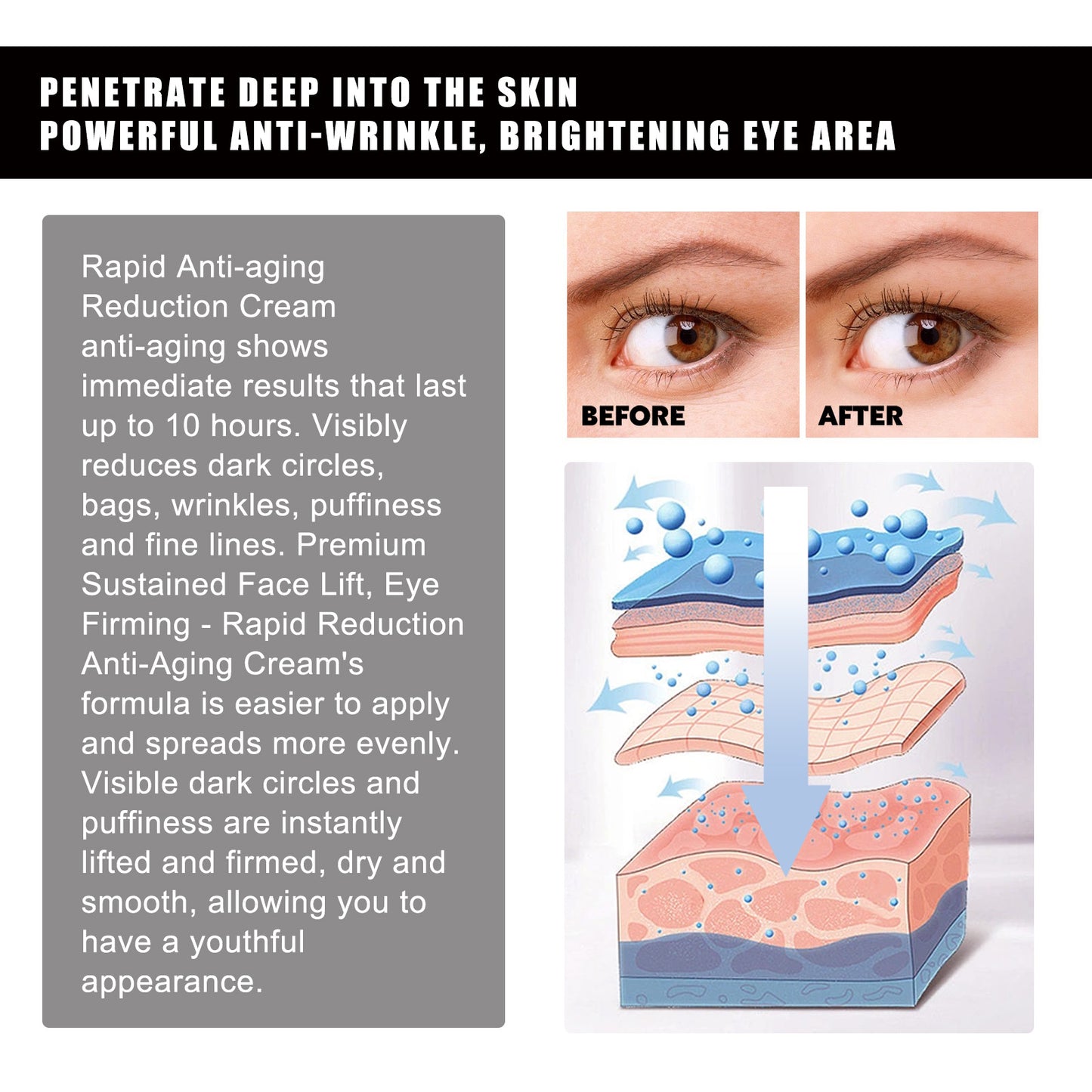 Aloe Vera Eye Gel Patch Reduces Fine Lines Under Eyes, Dark Circles Under Eyes, Firming Eyes, Ant... – photo 4 – Avaiya Gems