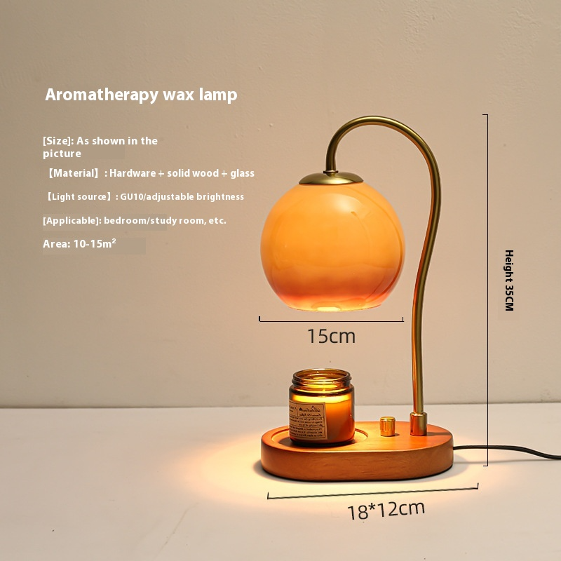 Aromatherapy Candle Lamp – Essential Oil Wax Melt Diffuser &amp; Mood Light