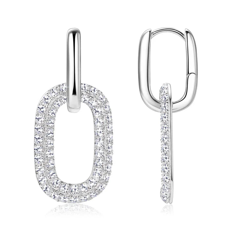 2.16 Carat Moissanite 925 Sterling Silver Earrings – photo 3 – Avaiya Gems