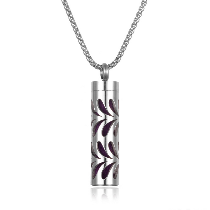 Aromatherapy Scent Keeper Pendant – Wearable Essential Oil Diffuser Necklace