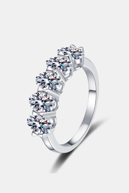 2.5 Carat Moissanite 925 Sterling Silver Ring – Avaiya Gems