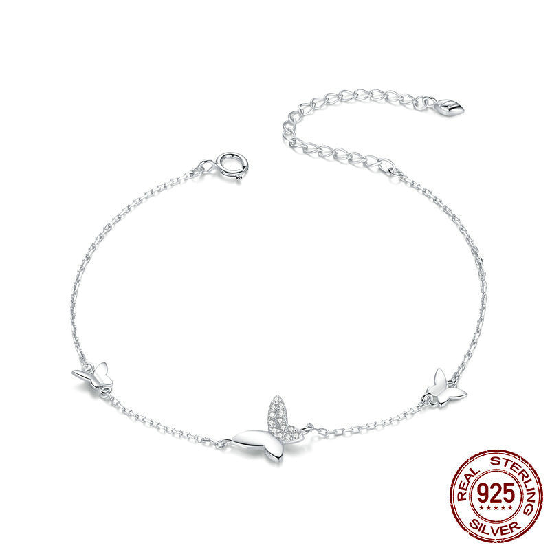 925 Silver Butterfly Dancing Bracelet for Women – photo 3 – Avaiya Gems