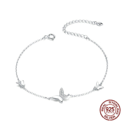 925 Silver Butterfly Dancing Bracelet for Women – photo 3 – Avaiya Gems