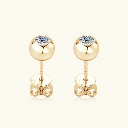 Moissanite 925 Sterling Silver Stud Earrings – photo 7 – Avaiya Gems
