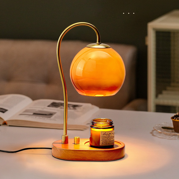 Aromatherapy Candle Lamp – Essential Oil Wax Melt Diffuser &amp; Mood Light