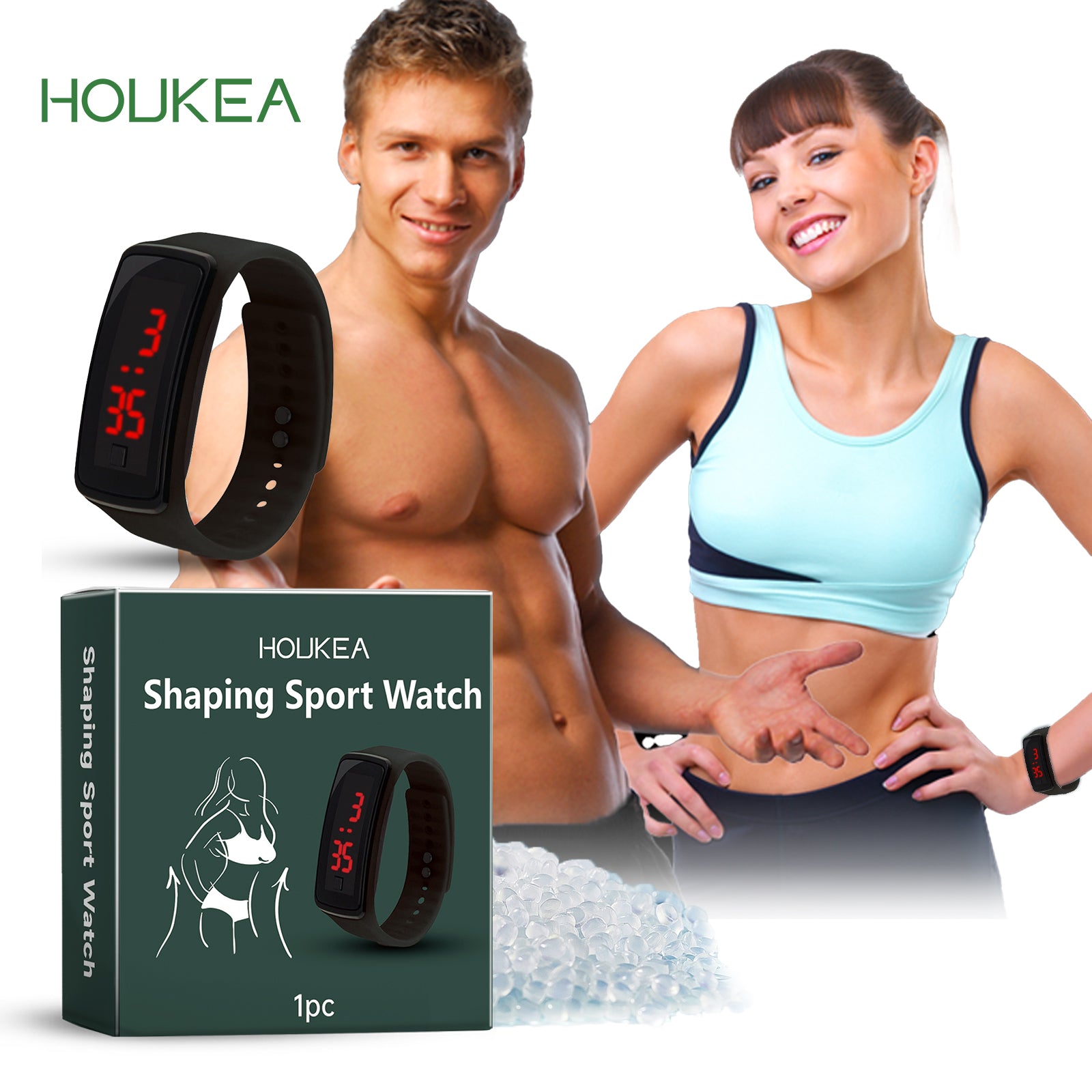 Fashion Sports Watch, Sports Watch Time Management Outdoor Fitness Fashion Sports Wind Bracelet – photo 2 – Avaiya Gems
