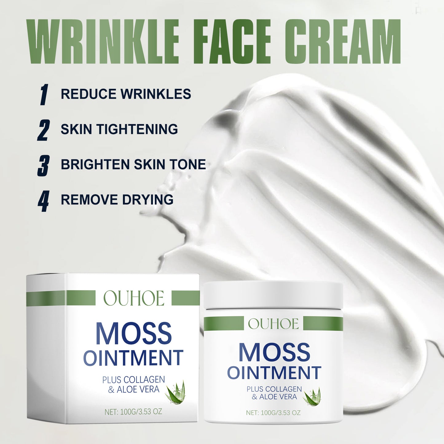 Anti-Wrinkle Moisturizing Cream, Face Collagen Hydrating Anti-Wrinkle Aloe Essence Moisturizing R... – photo 5 – Avaiya Gems