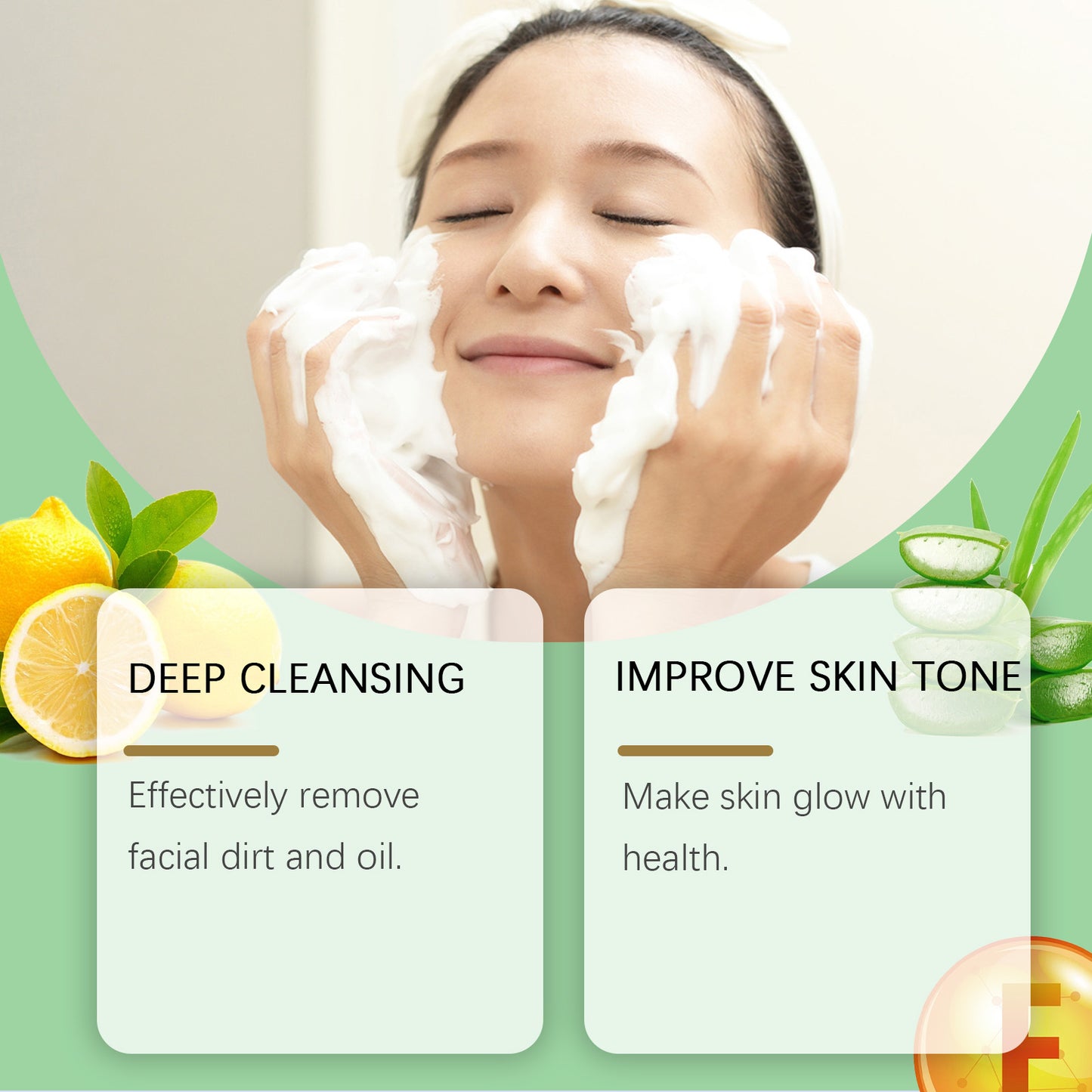 West&Month Aloe Vera Foam Cleanser Moisturizes, Moisturizes, Gently Cleanses Pores And Refreshes – photo 4 – Avaiya Gems