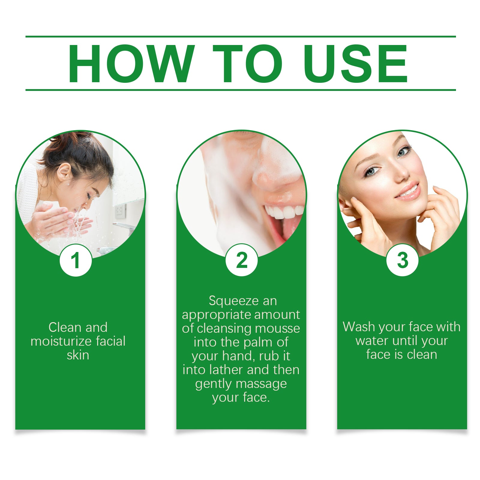 Aloe Vera Cleansing Foam Face Gently Cleanses Skin And Pores, Hydrates And Controls Oil, Moisturi... – photo 5 – Avaiya Gems