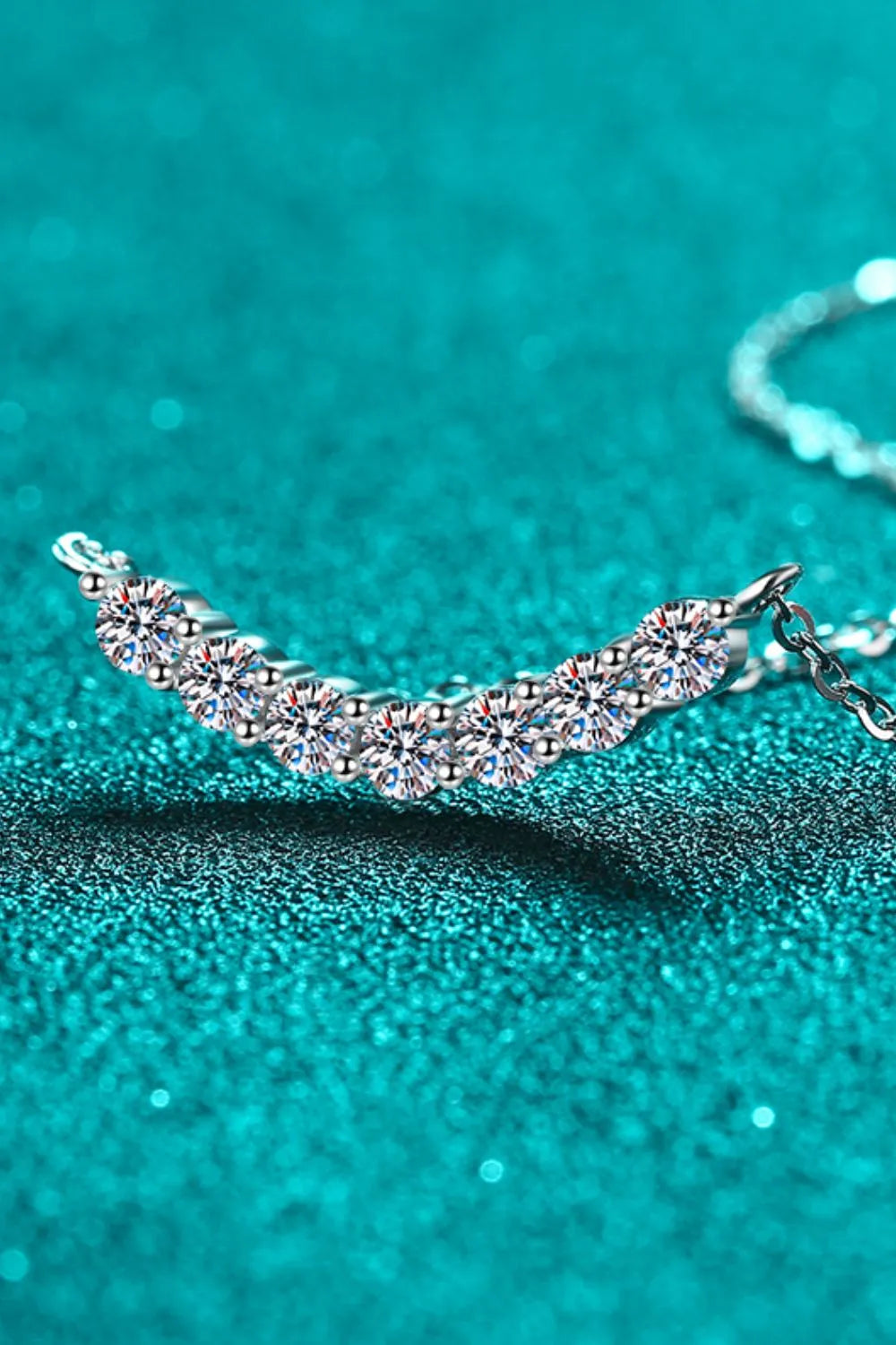 1.4 Carat Moissanite 925 Sterling Silver Necklace – photo 4 – Avaiya Gems