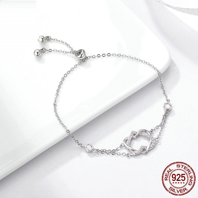 Love pure silver bracelet S925 jewelry – photo 2 – Avaiya Gems