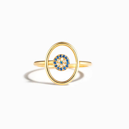 925 Sterling Silver Evil Eye Ring – photo 5 – Avaiya Gems
