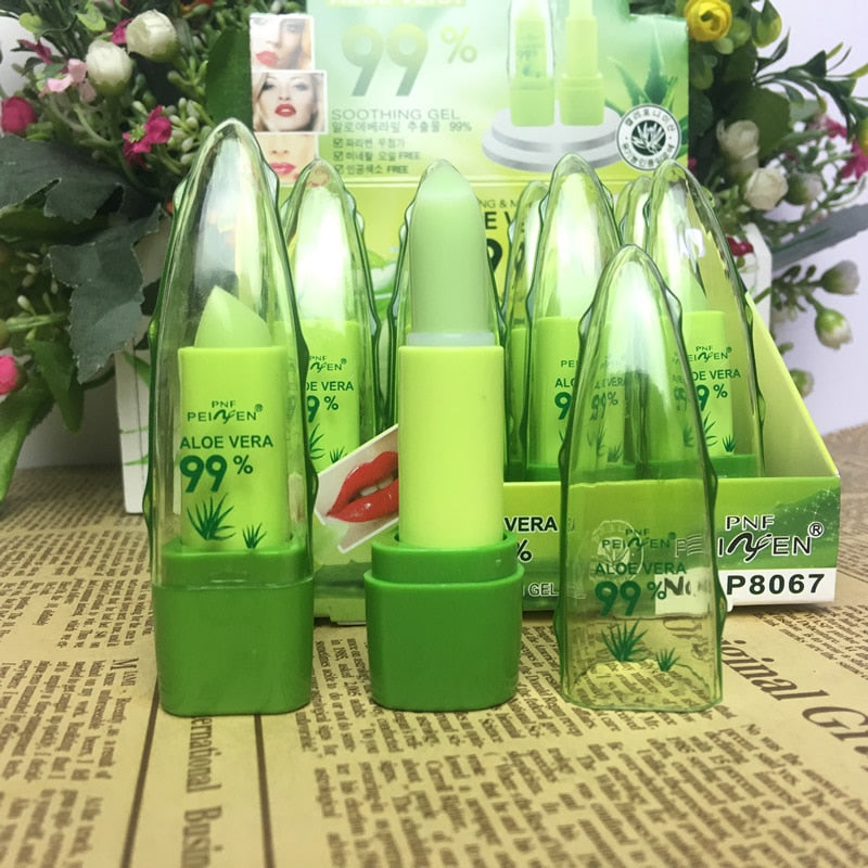 PNF Brand Aloe Vera Natural Moisturizer Lipstick Temperature Changed Color Lipbalm Natural Magic ... – photo 5 – Avaiya Gems