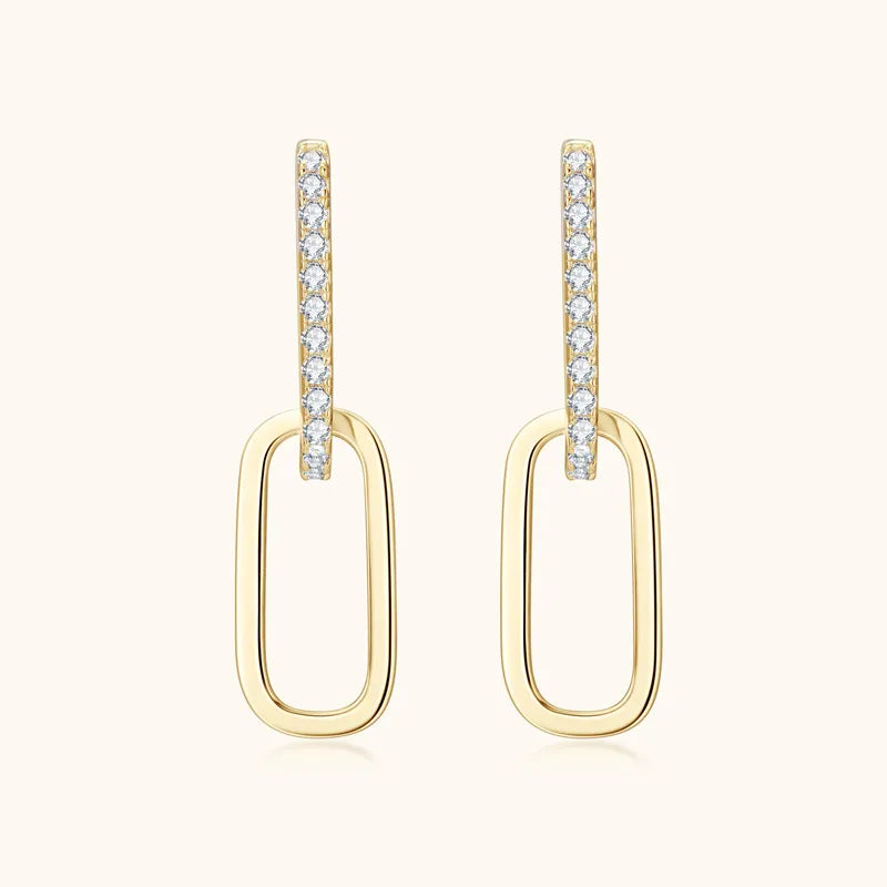 925 Sterling Silver Moissanite Earrings – photo 2 – Avaiya Gems