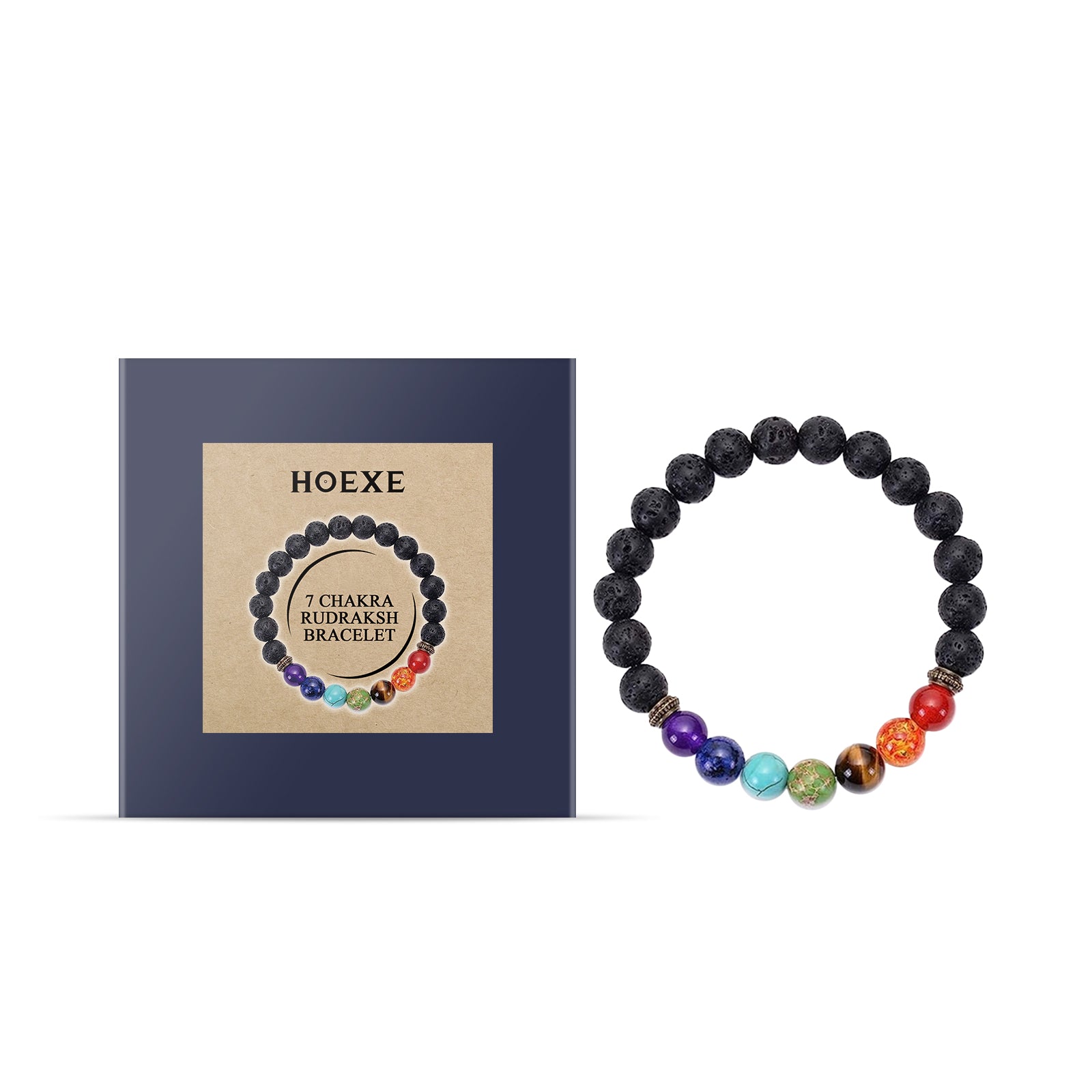 Colorful Volcanic Stone Bracelet Jewelry Beads Bracelet Colorful Volcanic Stone Bracelet Adjustab... – Avaiya Gems