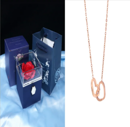 Personalized Double Heart Name Necklace – Custom Engraved Gift – photo 2 – Avaiya Gems
