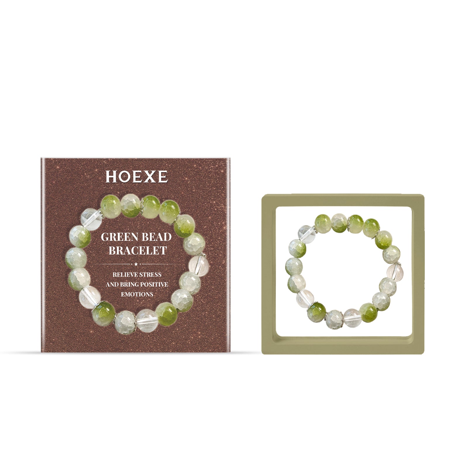 Hoexe Green Beads Bracelet, Men And Women Fashion Convenient Body Comfort Daily Life Decoration B... – Avaiya Gems