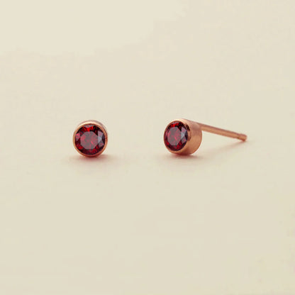 Birthstone Stud Earrings – Personalized Monthly Gemstone Jewelry