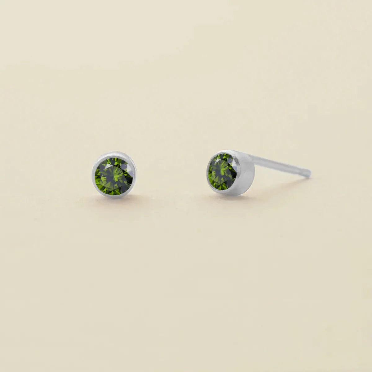 Birthstone Stud Earrings – Personalized Monthly Gemstone Jewelry