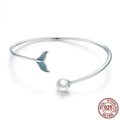 Mermaid Tears s925 sterling silver bracelet – Avaiya Gems