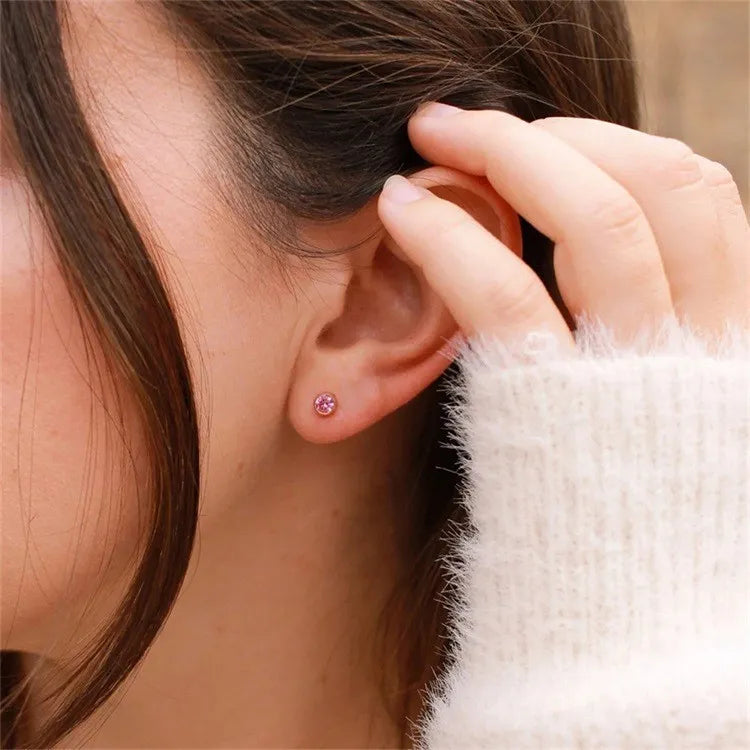 Birthstone Stud Earrings – Personalized Monthly Gemstone Jewelry
