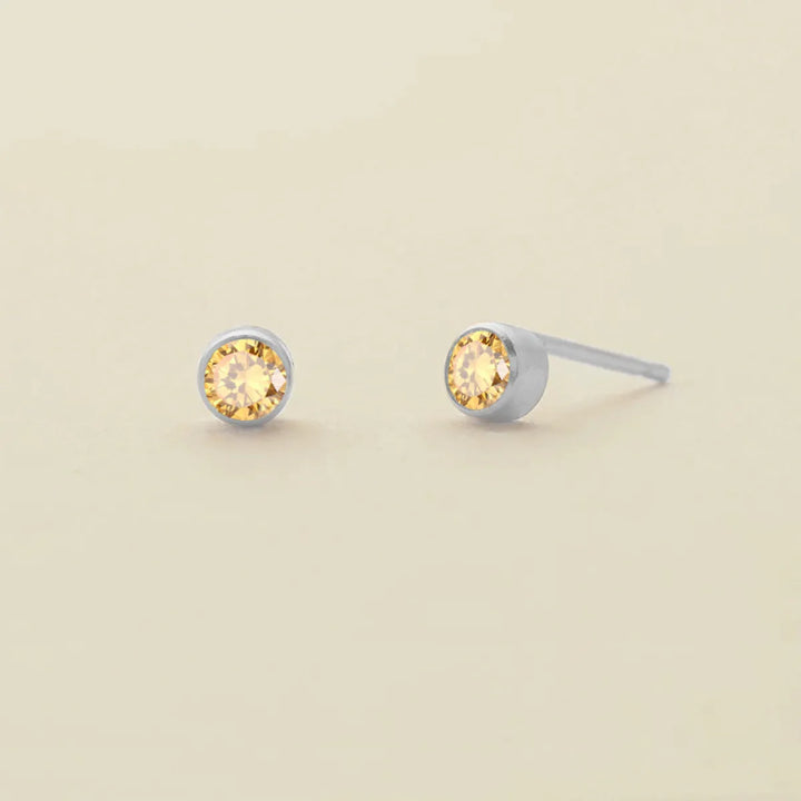 Birthstone Stud Earrings – Personalized Monthly Gemstone Jewelry