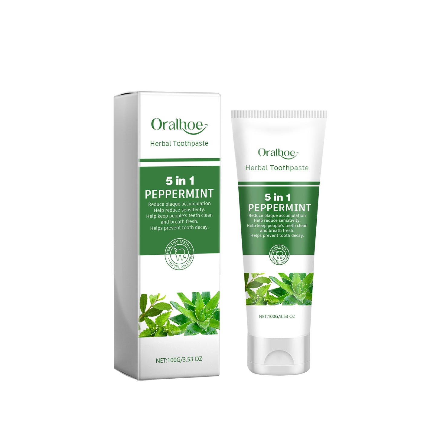 Aloe Whitening Toothpaste Cleans Mouth, Removes Odor, Freshens Breath, Removes Stains, Brighens T... – Avaiya Gems