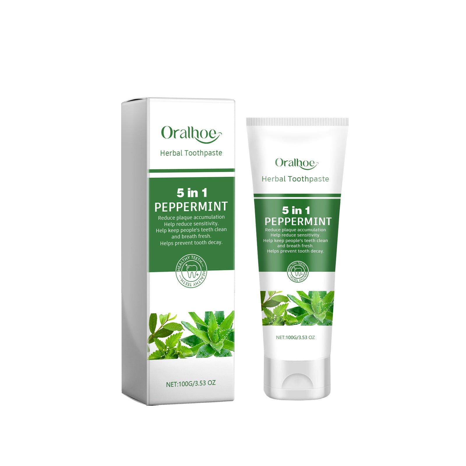 Aloe Whitening Toothpaste Cleans Mouth, Removes Odor, Freshens Breath, Removes Stains, Brighens T... – Avaiya Gems