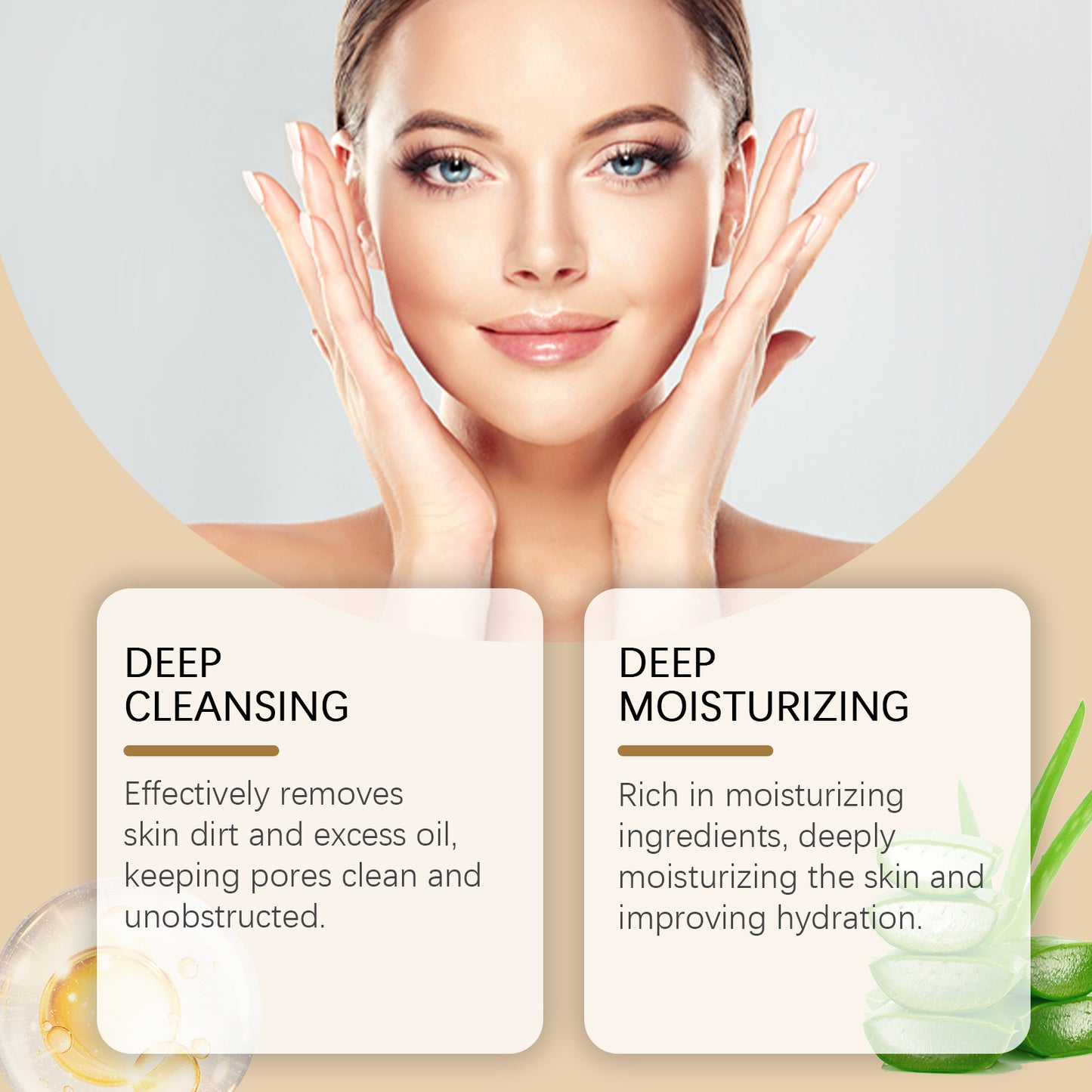 WoodSleep Cucumber And Aloe Vera Hydrating Gel Facial Cleansing Aloe Vera Gel Moisturizing Nouris... – photo 4 – Avaiya Gems