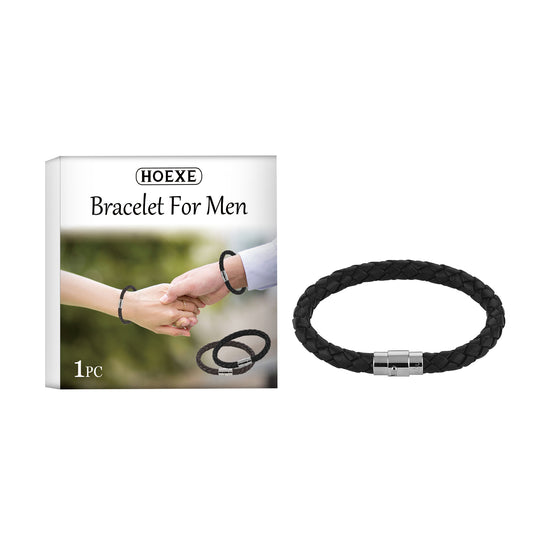 Couple Bracelet, Pu Leather Rope Woven Men's And Women's Style Personality Simple Style Couple Br... – Avaiya Gems