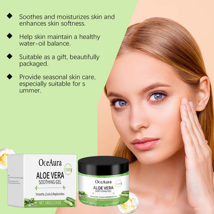 OceAura Aloe Vera Cucumber Gel, Moisturizing And Cooling Body Care Moisturizing And Refreshing Sk... – photo 3 – Avaiya Gems