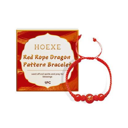 Red Rope Dragon Bracelet Traditional Elements Designed For Men And Women Couples Universal Bracel... – Avaiya Gems