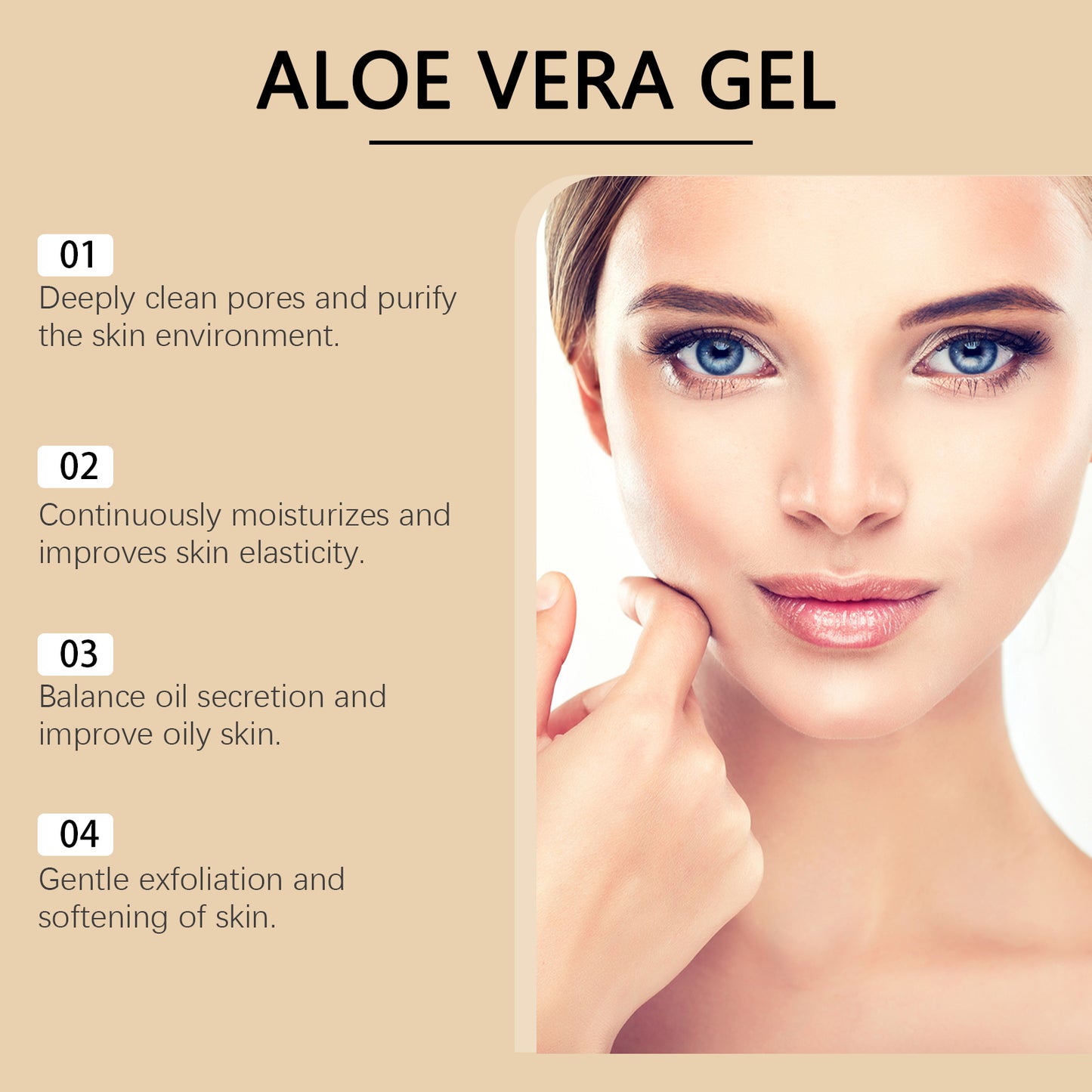 WoodSleep Cucumber And Aloe Vera Hydrating Gel Facial Cleansing Aloe Vera Gel Moisturizing Nouris... – photo 3 – Avaiya Gems