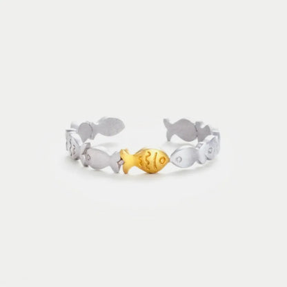 925 Sterling Silver Fish Open Ring – photo 5 – Avaiya Gems