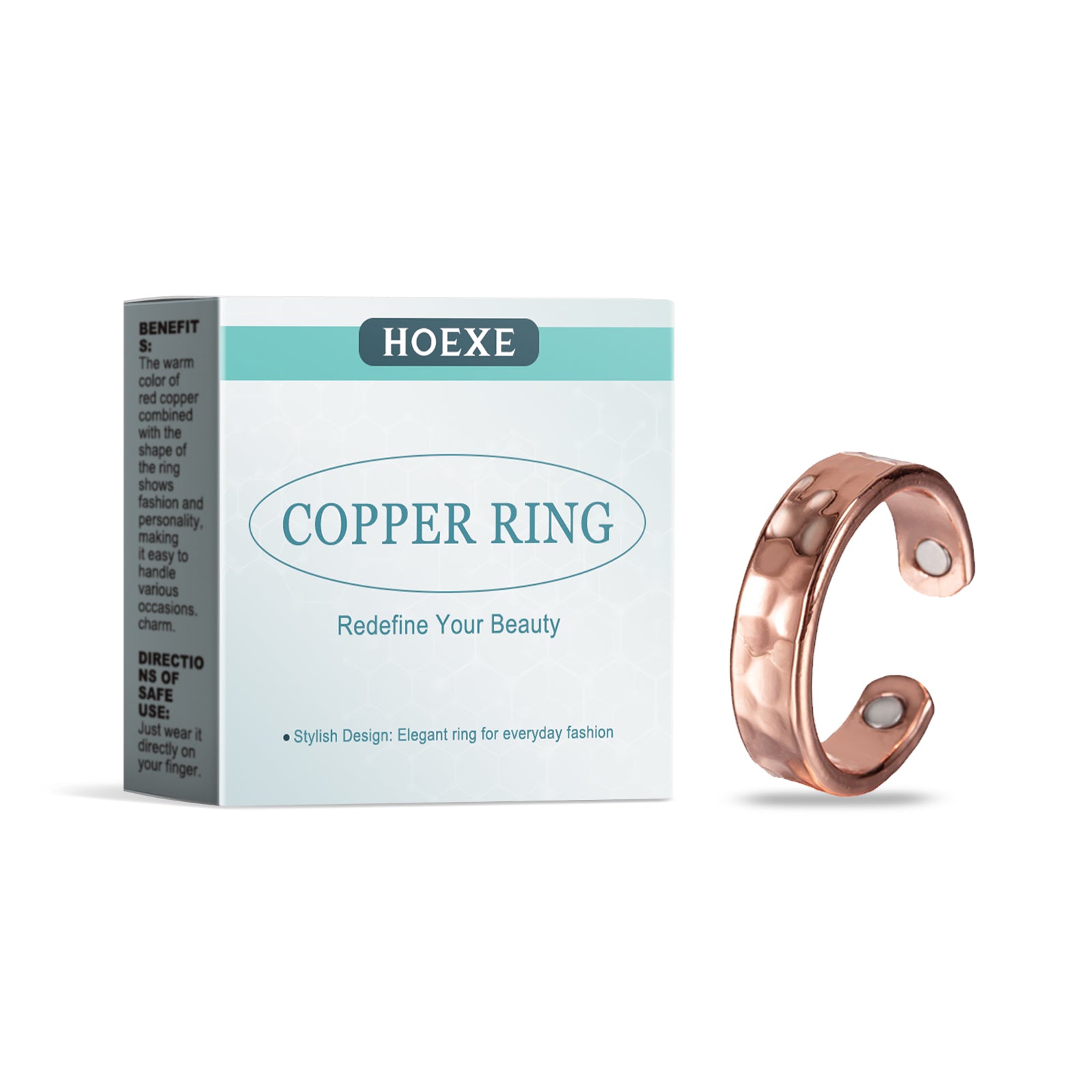 Red Copper Corrugated Ring Beautiful Fashion Accessories Unique Trend Simple Design Everything De... – Avaiya Gems
