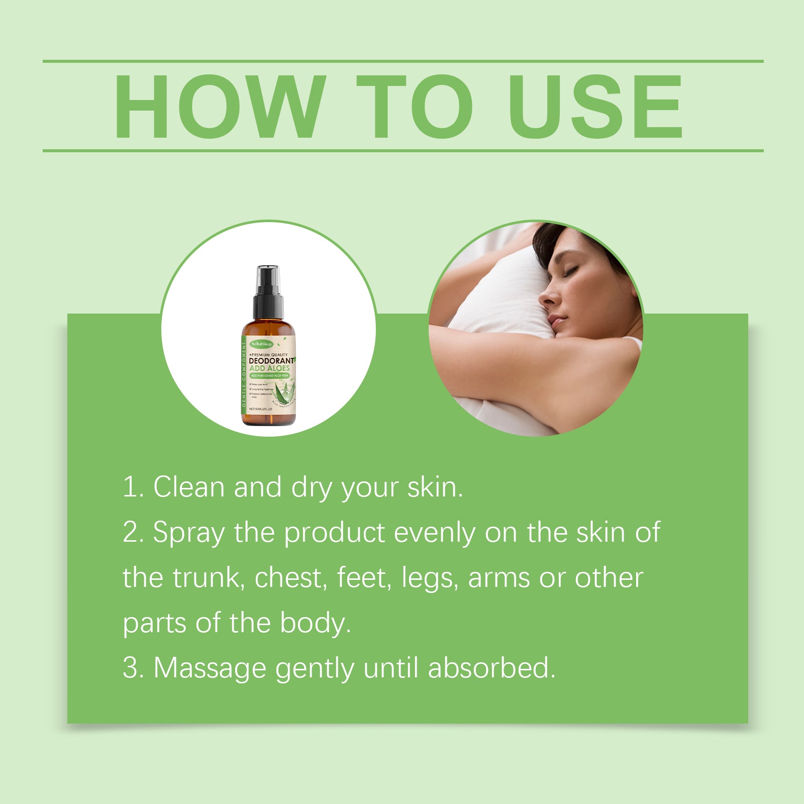 Woodsleep Aloe Vera Magnesium Spray Pamper Your Night's Sleep With A Restful Daily Body Treatment... – photo 5 – Avaiya Gems