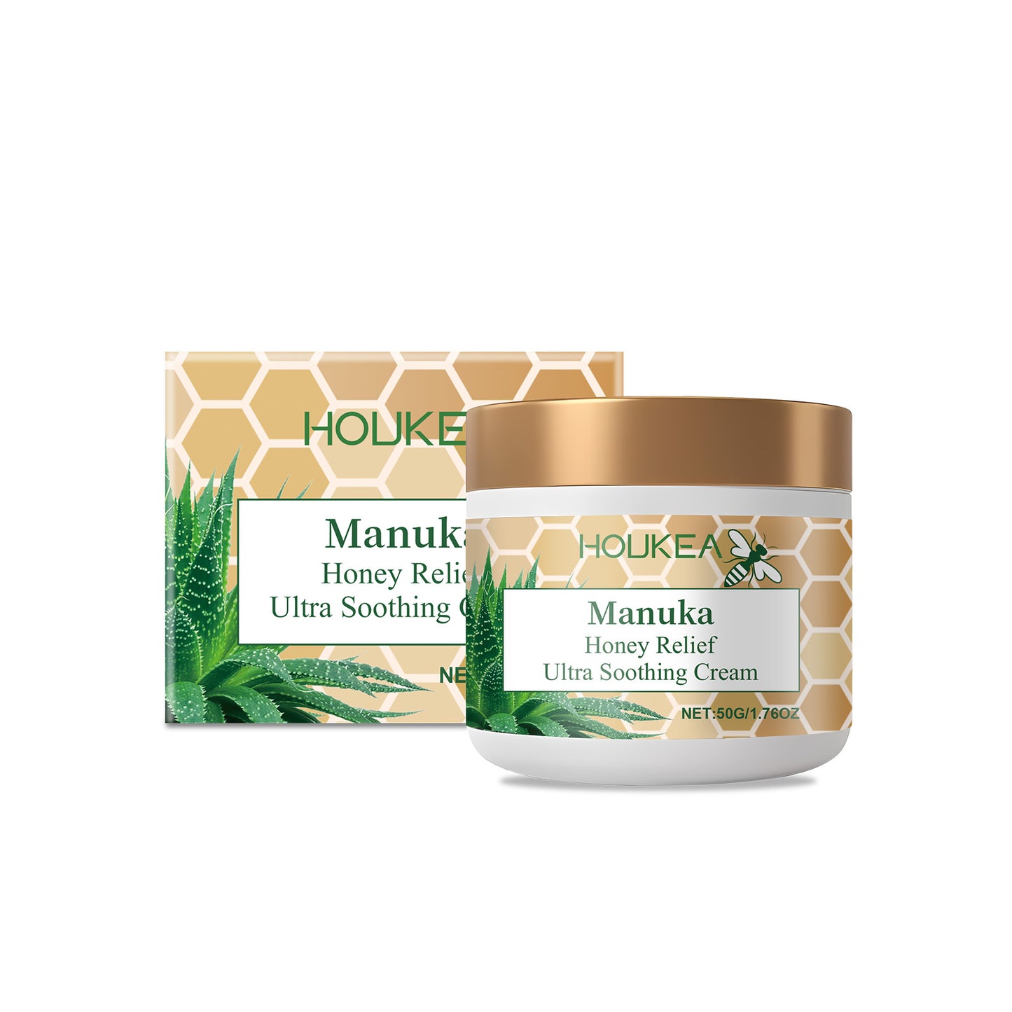Houkea Honey Skin Soothing Cream Honey Aloe Moisturizing, Nourishing, Cleansing And Soothing Skin... – Avaiya Gems
