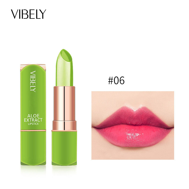 VIBELY Aloe Vera Moisturizing Moisturizing Warm Color Jelly Lipstick Lip Gloss Lip Care Lip Care ... – photo 10 – Avaiya Gems